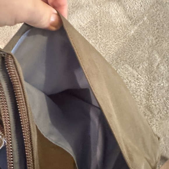 Baggallini Women's Adjustable Crossbody Bag Medium Purse Nylon w/Pocket's Brown - Picture 9 of 13